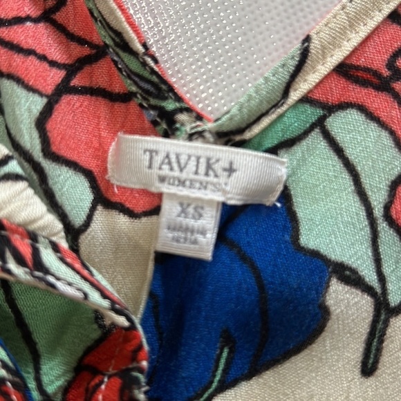 Tavik+ Floral Oversized Beach Cover Up Boho Costal Maci Dress size XS - Picture 7 of 7